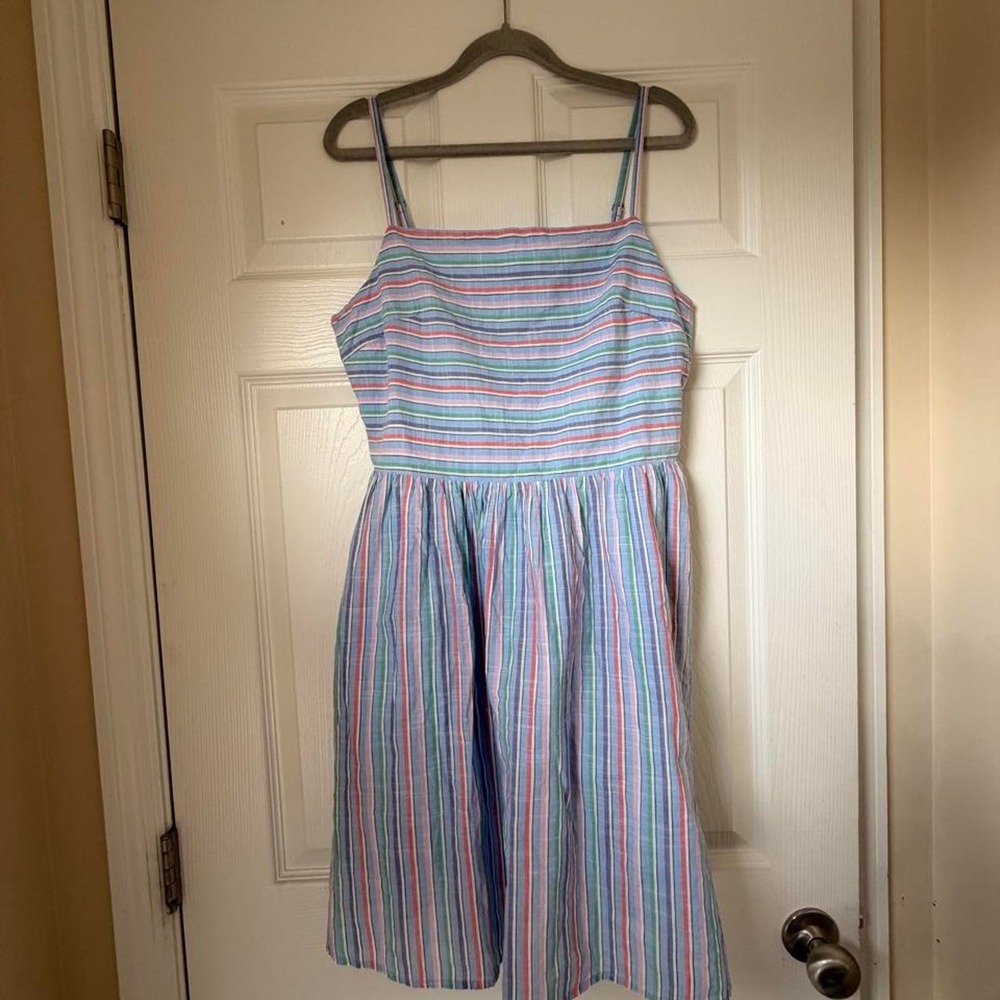 NWT Gap multi colored striped dress Size Medium
